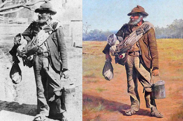 Bidgee Whaler photo and painting